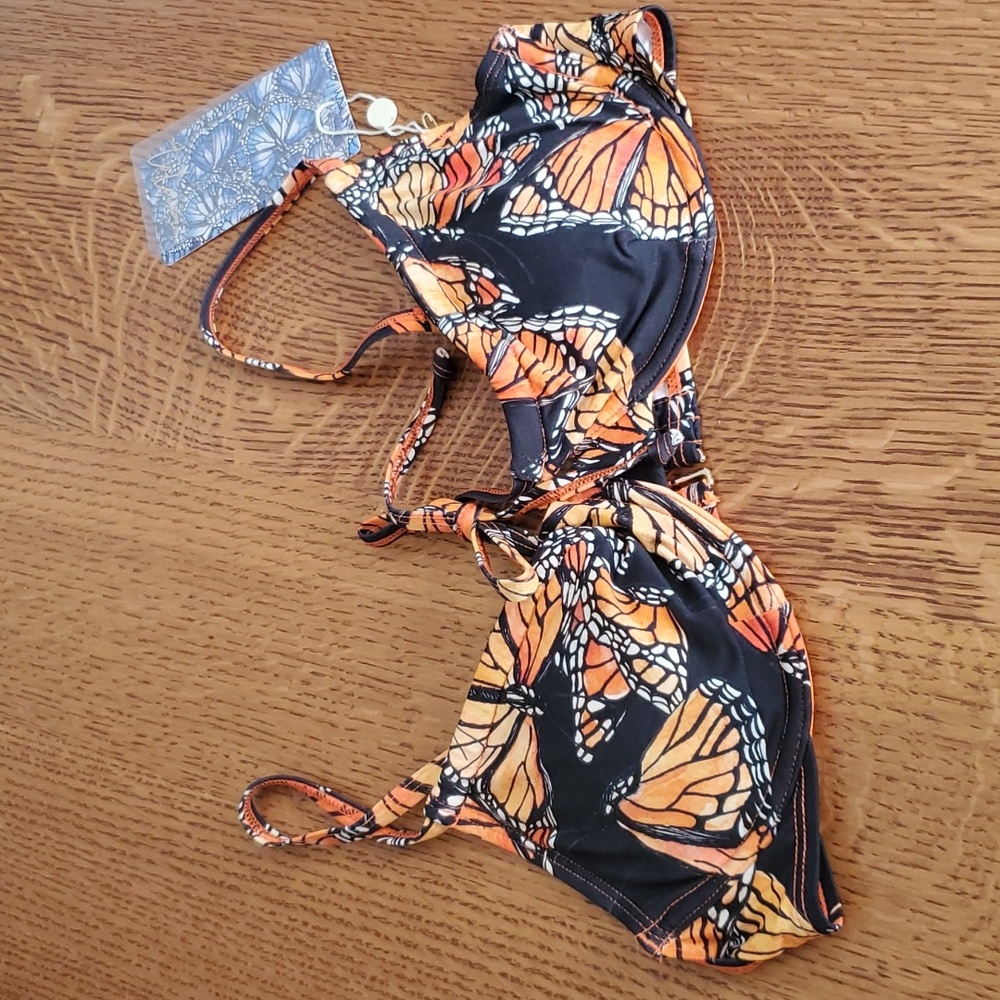 Toluca Swim Angelina Underwire Bra Top- Monarch